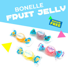 LAETAFOOD Bonelle assorted flavors showcase Mandarin, Lemon, Strawberry, Blackberry for lively taste.