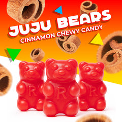LAETAFOOD Cinnamon Bears chewy texture with bold cinnamon kick.