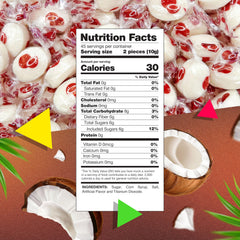 LAETAFOOD Coconut Drops with creamy filling, a smooth tropical surprise.