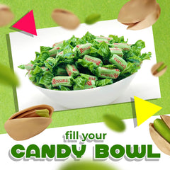 Laetafood Fida Rossana pistachio candies arranged on a platter for refined snacking.