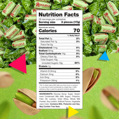 Laetafood Fida Rossana pistachio cream center close up highlighting creamy filling.