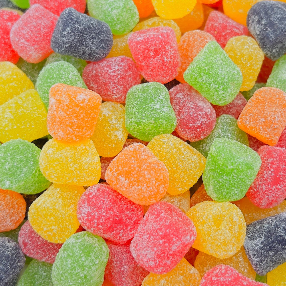 LAETAFOOD Gum Drops assorted fruits pack for nostalgic snacking and gifting.