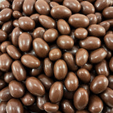 LAETAFOOD Milk Chocolate Covered Almonds bulk-bag displayed for office candy bowls and sharing.