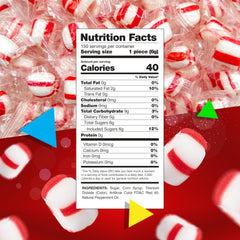LAETAFOOD Peppermint Soft Puffs bag back shows freshness and bulk value