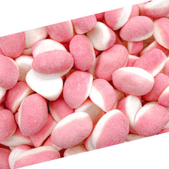 LAETAFOOD Strawberry Gummies 1 lb bag close-up for pink candy buffet use
