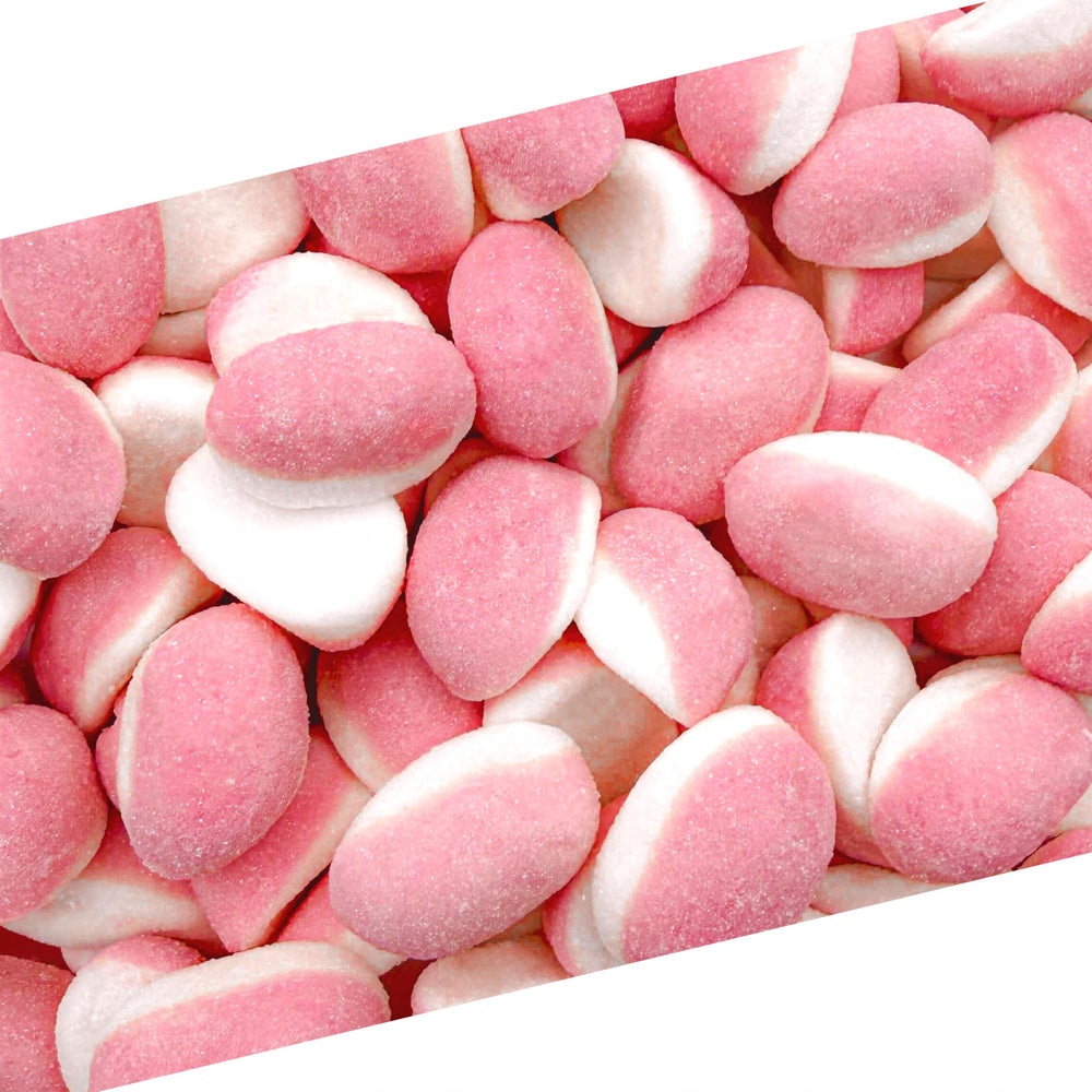 LAETAFOOD strawberry gummy bag display for party tables and candy buffets