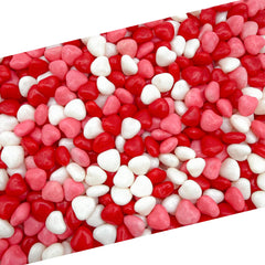 LAETAFOOD Strawberry Hearts Candy in a 12 oz bag adds colorful dessert accents