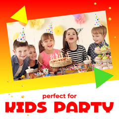 LAETAFOOD Whatta Bubble Gum Pack party display ready for celebrations with colorful wrappers.