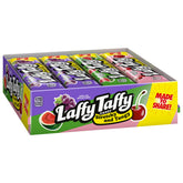 Laffy Taffy grape stretchy bar for on-the-go snacking.