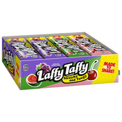 Laffy Taffy grape stretchy bar for on-the-go snacking.