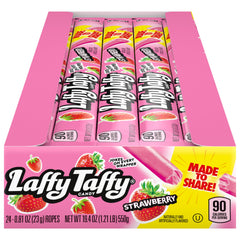 Laffy Taffy Rope Strawberry pack 24 hero image, shareable party snack.