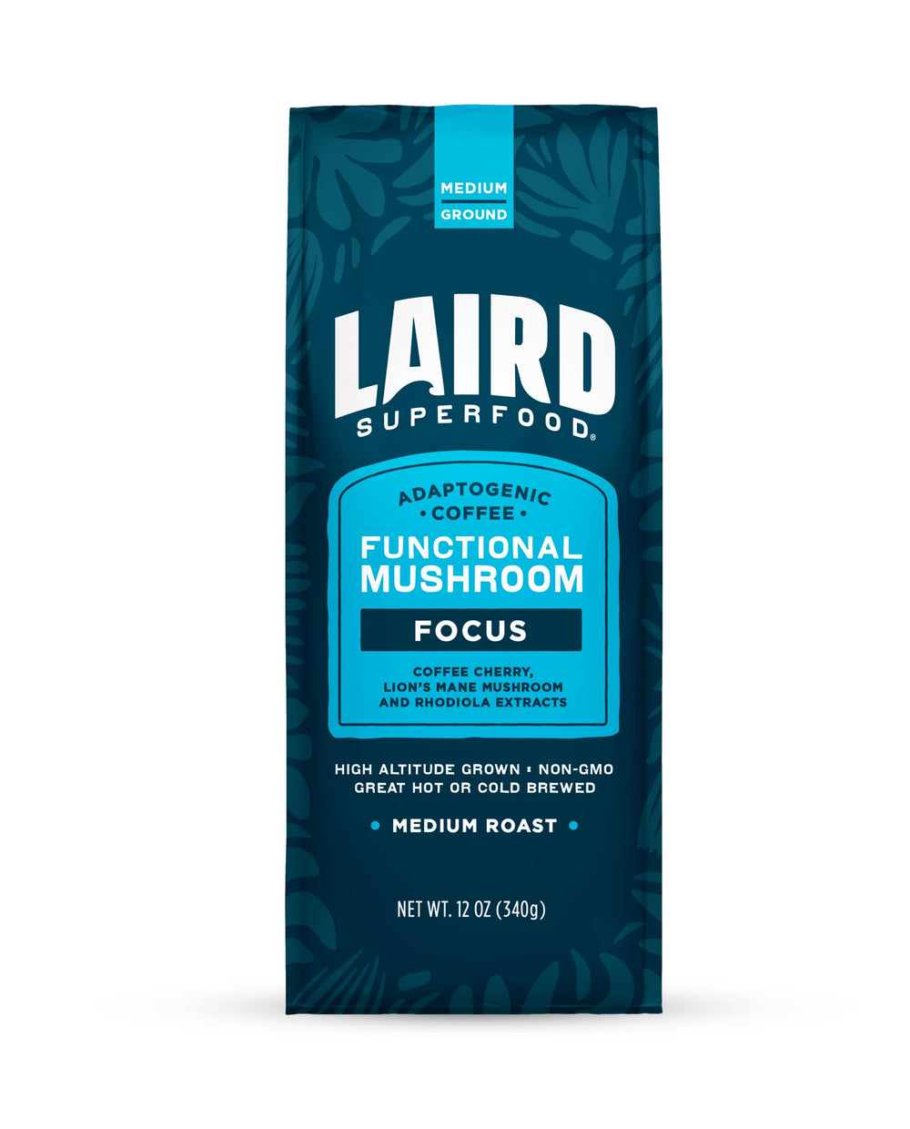 Laird Superfood Focus Coffee bag for a smooth morning and steady focus.