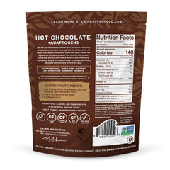 Laird Superfood cacao close-up showing rich Peruvian cacao and mushroom blend