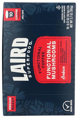 Laird Superfood K-Cups box front view, 10-count packaging