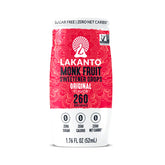 Lakanto Liquid Monk Fruit Drops bottle with dropper for zero-sugar sweetness