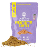 Lakanto Peanut Butter Powder front label with clean gluten-free branding