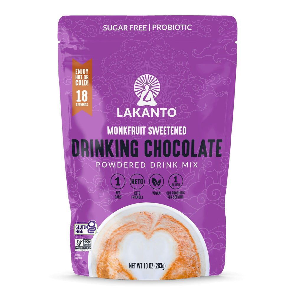 Lakanto original sugar-free drinking chocolate jar for indulgent moments