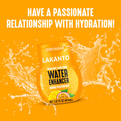 Lakanto Mango Passionfruit label close-up highlighting fruity flavor
