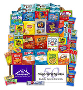 The LakeHouse chips variety pack, broad snack assortment for dorms and offices.