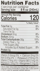 Lakewood Apple Juice label closeup showing pure ingredients and branding.