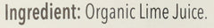 Lakewood Organic Pure Lime label shows organic sourcing and citrus quality