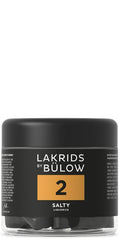 LAKRIDS BY BÜLOW 2 Black Licorice jar shows chewy texture and bold aroma, ideal for sharing.