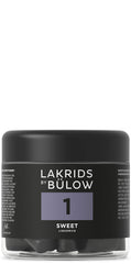 LAKRIDS BY BÜLOW black licorice jar offering premium Nordic snacking at home.