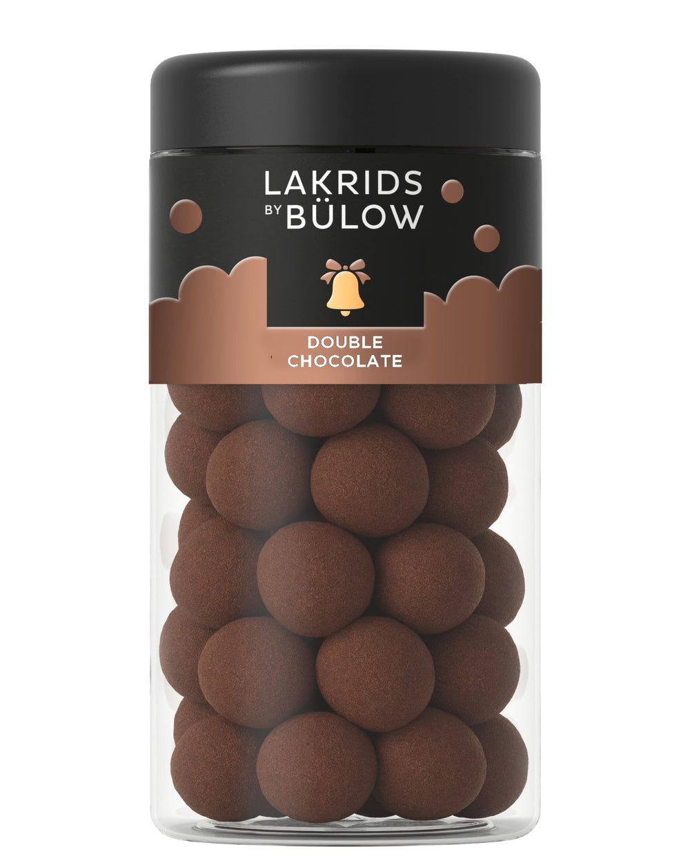 LAKRIDS BY BULOW Double Chocolate licorice with cocoa nib crunch enhances gourmet snacking.