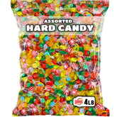 Lalees bulk hard candy assortment on display for office reception