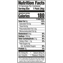 Lance Malt with Peanut Butter crackers pack contents showing six-sandwich portions.