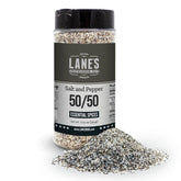 Lane's 50/50 bottle ready for grilling and everyday seasoning.