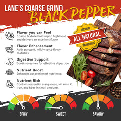 Lane's USA-made pepper is gluten-free and preservative-free.