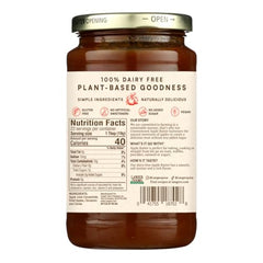 Langer Farms Unsweetened Apple Butter pour to drizzle over pancakes.
