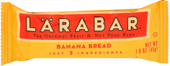 LÄRABAR Banana Bread bar packaging for convenient, on-the-go snacking.
