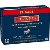 LÄRABAR Blueberry Muffin bar close-up of five simple ingredients.