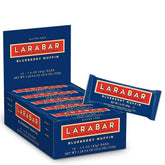 LÄRABAR Blueberry Muffin bars ingredients showcase real fruit and nuts for a satisfying snack.