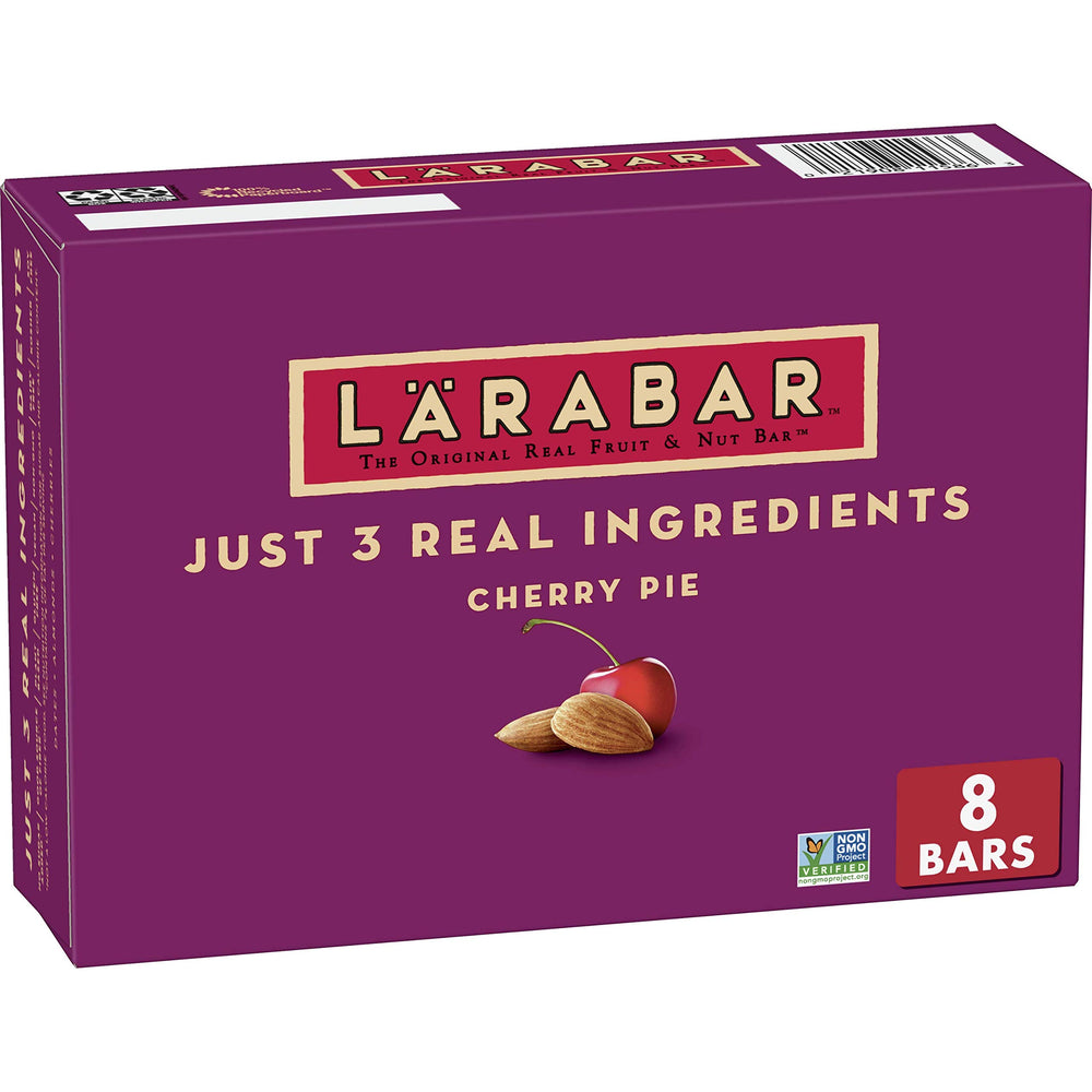 LÄRABAR Cherry Pie bar in packaging, ideal for on-the-go energy.