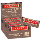 LÄRABAR Chocolate Chip Brownie 16-count pack for on-the-go energy.