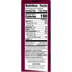 LÄRABAR Chocolate Raspberry Truffle bite, quick energy lift for busy days.
