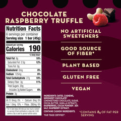 Larabar Chocolate Raspberry Truffle ingredients close-up for wholesome snacking.