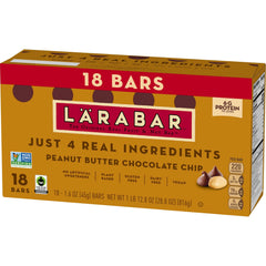 Gluten-free and vegan label on Larabar packaging