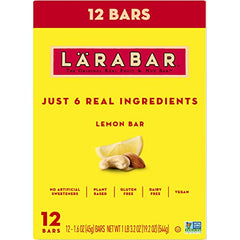 LÄRABAR Lemon Bar ingredient shot with lemon juice concentrate for bright flavor.