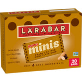 LÄRABAR Peanut Butter Chocolate Chip Mini Bar packaging for grab-and-go snacking.