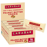 LÄRABAR Peanut Butter Cookie packaging showing 16 bars for on-the-go energy.