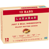 LÄRABAR Peanut Butter Cookie bar packaging showing a convenient gluten-free vegan snack