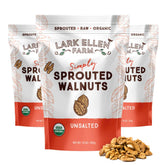 Lark Ellen Farm organic sprouted walnuts raw, nutrient-dense snack for mindful eaters.