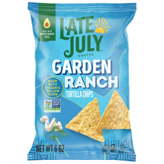 Late July Garden Ranch bag view, ideal for on-the-go snacking.