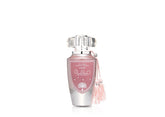 Lattafa Mohra Silky Rose bottle closeup shows elegant design for lasting impressions