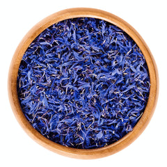 LattePowder cornflower petals topping for cupcakes and lattes creates a striking finish
