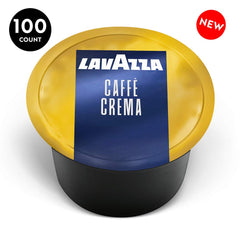 Lavazza Blue 100-count value pack offers reliable supply for daily coffee rituals.
